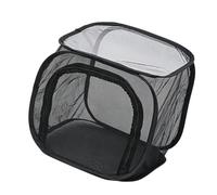 PANGBOER Space Saving Fold Up Caterpillars Terrariums Foldable Cage House with Large Capacity for Multiple Species 30X30X30Cm Fly Housing
