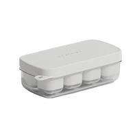 PANGBOER Square Tray With Lid for Freezer Food-Grade Silicone Mould for Baby Food Chilling and Drink