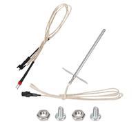 PANGBOER Stainless Steel Split Temperature Probes Sensors For Precise Pellet Grills Control Meat Probe Replacement