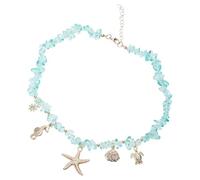 PANGBOER Stylish Layering Sea Star Necklace Feature Simulated Pearls Modern Instagrammable Neckchain Jewelry Gift Delicate Sea Star Clavicle Chain