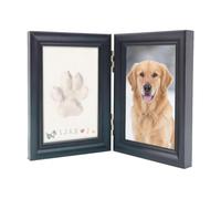 PANGBOER Unique Animal Remembrance Holder with Safe Clay for Making Paw Marks and Decor Pet Memory Clay Set