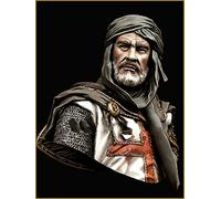 PANGCHENG 1/10 TEMPLAR KNIGHT IN JERUSALEM Resin Figure Bust GK Historical themes Movie role Uncoated No colour
