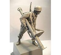 PANGCHENG 1/16 Fallschirmjager w/Panzerschreck Normandy 1944 Resin Figure soldiers GK WWII Military subject matter Uncoated No colour