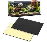Pangda 1 Pack 23.6 x 15 Inch Aquarium Fish Tank Leveling Pad, 5 mm Thick Foam Fish Tank Mat Non-Slip Neoprene Foam Shockproof Easy to Cut for Water Stable Floor Protection Black