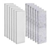 Pangda 12 Pcs Carbon Filter Foam Pads and Foam Filters Compatible with U4 Range of Internal Underwater Sponge Aquarium Underwater Filter Accessories for Internal Replacement Aquarium Fish Tank