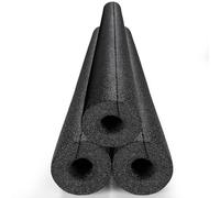 Pangda 3 Pack Pool Noodles 22 Inch Foam Noodles Swim Clamp Jumbo Hollow Foam Large Pre Slit Clamp Protection for Swimming Floating Craft Projects Padding Bumper (Black)