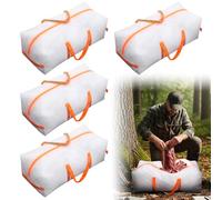 Pangda 4 Pcs Heavy Duty Zippered Game Bags Deer Elk Boned Out Hunting Meat Bag Reusable Breathable Meat Bags for Game Animals Deer Antelope Sheep Moose, Caribou Hunting Gear Accessories