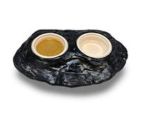Pangea Reptile Ultimate Ledge - In Black - Magnetic Gecko Feeding Ledge