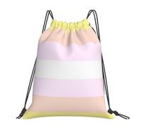 Pangender Lgbt Pride Flag Gay Lesbian Rainbow Men Women Drawstring Bag Waterproof Drawstring Backpack Large Gym Sack For Football Climbing Travel