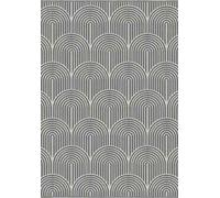 The Rugs Flatweave Indoor Outdoor Reversible Rug Pangli Durable Polypropylene In Grey