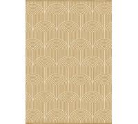 The Rugs Flatweave Indoor Outdoor Reversible Rug Pangli Durable Polypropylene In Yellow