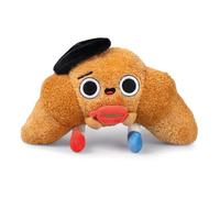 Pango Munchies Plush French Croissant Cute Soft Toy Plushie Collectible Gift - Munchies Super Soft, 3D Cartoon Plush, Colourful, Cuddly, Unisex, Food Themed Toy