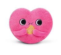 Pango Munchies Plush Pink Heart Shaped Cute Soft Toy Plushie Collectible Gift - Munchies Adorable, For Kids & Adults, Cuddly, Charming, Valentine's Day Gift, Thoughtful