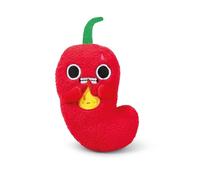 Pango Munchies Plush Red Chilli Pepper Cute Soft Toy Plushie Collectible Gift - Munchies Vibrant Design, Cuddly Character, Unique Gift, Valentine's Day, Heartfelt Keepsake