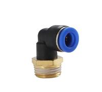 Pangocho 10PCS Pneumatic Fitting Pipe Connector Tube Plastic Hose Air Quick Fittings M5 4mm 6mm 8mm Series(PL,6-04 10PCS)