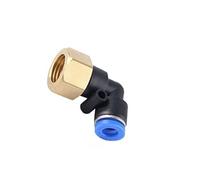 Pangocho 1PCS Air Pipe Fittings 4mm 6mm 8mm 10mm 12mm Hose Tube PCF/PC/PL/SL/PB/PLF 1/4" 1/8" 3/8" 1/2" BSPT Male Pneumatic Connector(6-03,PLF)