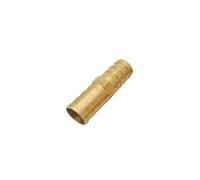 Pangocho Brass Straight Hose Pipe Fitting Equal Barb Water Pipe Joint Gas Copper Coupler Connector Adapter 3 4 5 6 8 10 12 14 16 19 25mm(4mm-4mm)