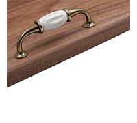 Pangocho Jinchao-bar cabinet handles, Handles for cabinets, European Crack Kitchen Cabinet Accessories Drawer Ceramic Handle Antique Ceramic Handle Furniture Hardware Knob, Hardware decoration