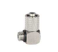 Pangocho PC4-M5 M6 PC6 PL4 PL6 Pneumatic Fitting Quick Fast for Air Hose Connector Tube Nickel Plated Copper Perslucht Fittings(PL6-M6)
