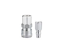 Pangocho Pneumatic Connectors Coupling C-Type Hose Fitting Quick Release Male Female Joint Air Compressor 6mm 8mm 10mm 12mm(SF PF,40mm)