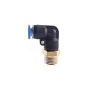 Pangocho SL/PLF/PB Pneumatic Air Connector Fitting 4/6/8/10/12mm Thread 1/8 1/4 3/8 1/2 Hose Fittings Pipe Quick Connectors(8-04,PL)
