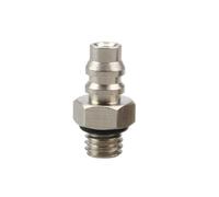 Pangocho SMC Type Brass Straight Elbow Tube Hose Barb Mini Pagoda Air Pneumatic Pipe Fitting Quick Connector 3mm 4mm 6mm M3 M4 M5 M6(4-M3,PC)