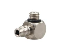 Pangocho SMC Type Brass Straight Elbow Tube Hose Barb Mini Pagoda Air Pneumatic Pipe Fitting Quick Connector 3mm 4mm 6mm M3 M4 M5 M6(6-M3,PL)
