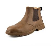 Pangolin Men's Work Boots Safety Anti Smash and Anti Puncture Lightweight Comfortable Durable Anti Slip Yellow 11.5 UK