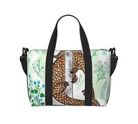 Pangolin Parenting Print Patterned Duffel Bag Handbag, can be Worn Crossbody or Shoulder, Suitable for Travel and Camping.