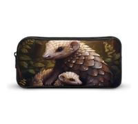 Pangolin Parenting Print Pencil Case Cute Pen Pouch Cosmetic Bag Pecil Box Organizer for Travel Office