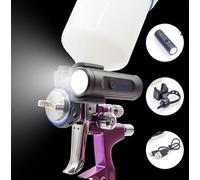 PangSing & Nan 600 Lumen Light，Rechargeable Lightweight Spray Gun Light, Natural Light Illuminates Surface Sprayed, Ensures Even Coverage，Versatile Automotive Paint Gun Light with 360° Rotation