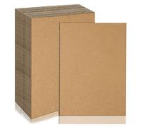 pangutheos 20 Pack A4 Corrugated Cardboard Sheets, Thick Cardboard Paper, Large Hardboard Sheets for DIY Projects, Packaging, Shipping, Mailing
