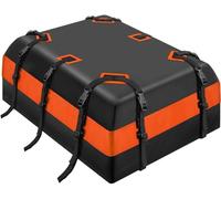 Pangutiandi Car Rooftop Cargo Carrier Roof Bag Waterproof for All Top of Vehicle with/Without Rack Includes Topper Anti-Slip Mat, Reinforced Straps, 6 Door Hook and Luggage Lock(21 Cubic Feet)