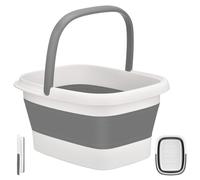 Pangutiandi Large Foot Bath Spa Bowl, Collapsible Foot Soak Basin with Carry Handle for Pedicure, Relax and Massage