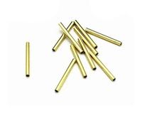 Pangyoo 100pcs Metal Brass Cylinder Tube Beads Connectors DIY 2.5mm x 15mm 2mm x 30mm 3mm x 40mm 2mm x 20mm(3mm x 40mm)