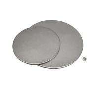 Pangyoo 15pcs 304 Plate Circular Flat-plate Stainless Steel Round Disk Sheet Thickness 1.3mm OD21mm 22mm 25mm(22x1.3mm)