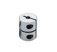 Pangyoo 1pc Stepper Servo Motor Coupling Rigid 3D Printer T8 Lead Screw Clamp Coupler D20 L25 5mm x 8mm Shaft(4mm X 4mm)