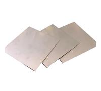 Pangyoo 3pcs 301 Stainless Steel Board Spring SUS301 Metal Sheet Plate 100x100mm x Thick 0.4mm 0.6mm(0.5x100x100mm)