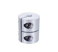 Pangyoo 5pcs Rigid Shaft Clamp Coupling 5mm 8mm Double Hole D20 L25 T8 Lead Screw 3D Printer Stepper Servo Motor Coupler