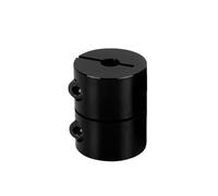 Pangyoo 5pcs Rigid Stepper Motor Shaft Couplings 5mm x 8mm x 25mm Coupler Step Motor Connecting Lead Screw 3D Printer Parts(Black)