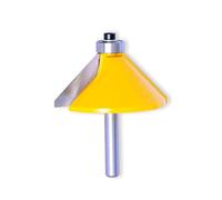 Pangyoo PYouo-best router bit 1/4" Shank Large 45Degree Chamfer Bevel Edging Router Bit woodworking cutter woodworking bits Durable products