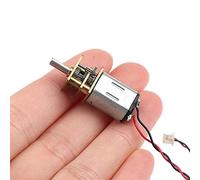 Pangyoo PYouo-DC Motor 1 Pcs Slow Speed Reducer Electric Motor, DC 5V 40/60/28/150/300/110 RPM, Micro N20 Gear Motor, Metal Gearbox DIY Toy (Speed(RPM) : A1.40RPM)