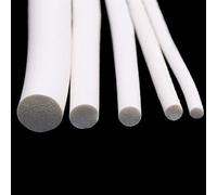 Pangyoo PYouo-Sealing strip Rubber Sponge Strip White Closed Cell Circular Foam Backer Rod Seal Silicone, Efficient sealing (Shape : O, Width : 5mm 5M)
