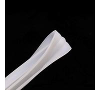 Pangyoo PYouo-Sealing strip White U Shape Silicone Seal Strip Inner Width 1mm-15mm Glass Door Desk Edge Protector Anti-collision, Efficient sealing (Length : 3M, Width : 8 x 14mm)