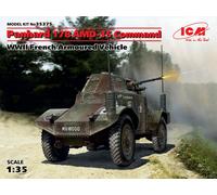 Panhard 178 Amd-35 Command, WWII French Armoured Vehicle 1:35 Plastic Model Kit
