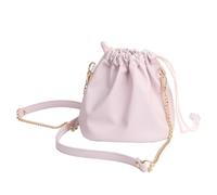 PANHDK Large Capacity PU Leather Camera Case Drawstring Storage Bag Organiser For Travel And Outdoor Activities