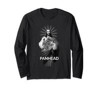 Panhead BW HD Jesus Christ Retro Motorcycle Engine Glorious Long Sleeve T-Shirt