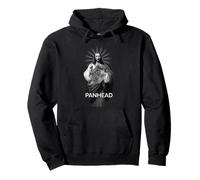 Panhead BW HD Jesus Christ Retro Motorcycle Engine Glorious Pullover Hoodie