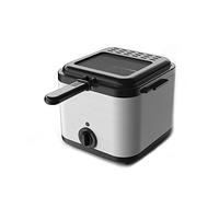 PanHuiWen Deep Fat Fryer Cooker 2.5l Fryers Electric Chip Fryers with Viewing Window, Easy Clean and Adjustable Temperature Control - 1000 W