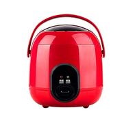 PanHuiWen Rice Cooker for 2 1.2L Rice Cookers Electric Small with Measuring Cup, Spatula Suitable for Home Office Dormitory,Red